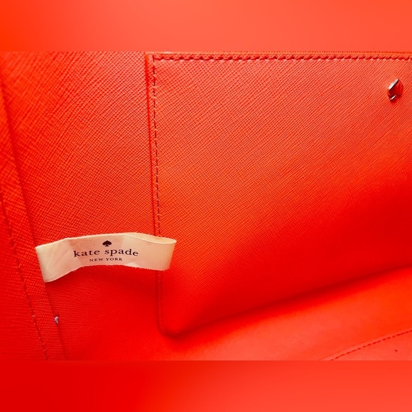“Host Pick”KATE SPADE Cape Drive Hallie Tulip Pink/Bright Papaya Tote - Picture 11 of 11